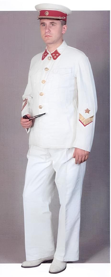 Lieutenant General of the Red Army wearing summer uniform, USSR, 1940