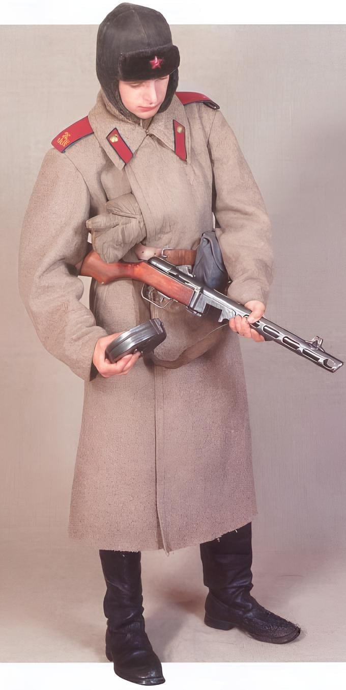 NKVD internal troops winter uniform 1943–1945 Soviet WWII soldier