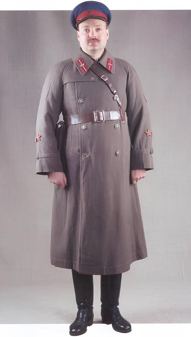 Senior Lieutenant of NKVD State Security wearing everyday uniform, USSR 1936–1937