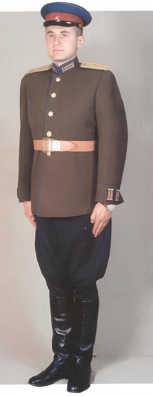 NKVD state security major wearing WWII parade uniform, 1943–1945