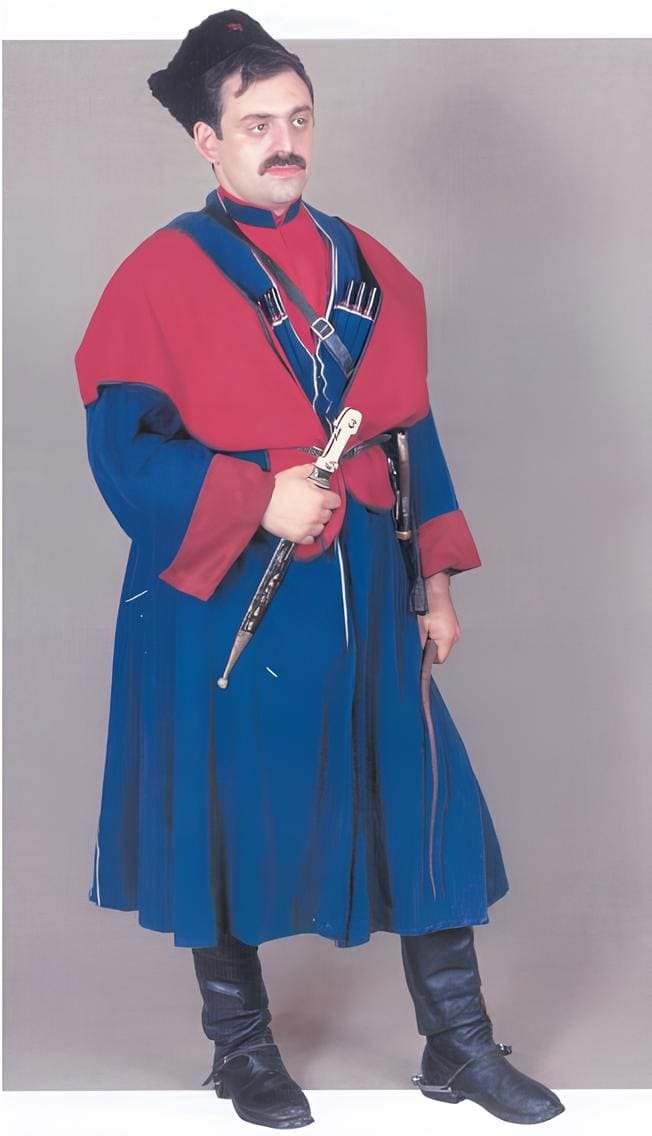 Red Army Kuban Cossack cavalry soldier in parade uniform, 1936–1941