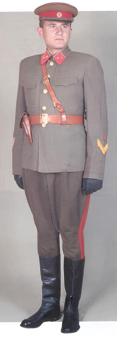 Red Army major general wearing field uniform during World War II
