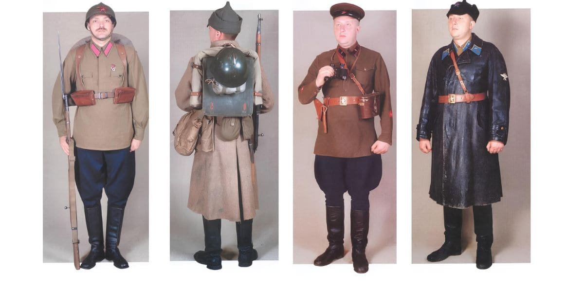 Soviet Army uniforms 1936–1941 showing pre-WWII Red Army and RKKA military clothing