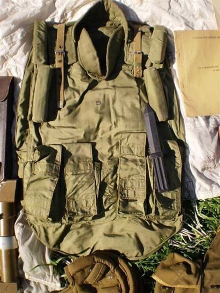 Soviet 6B5 body armor used during the Afghan War