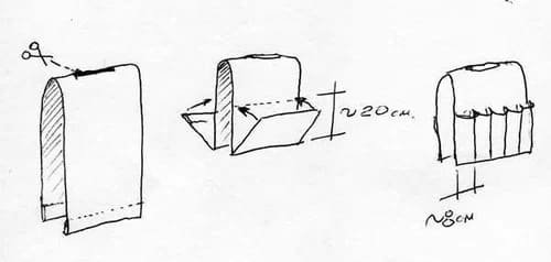 Diagram of improvised Soviet load-bearing vest used during the Afghan war