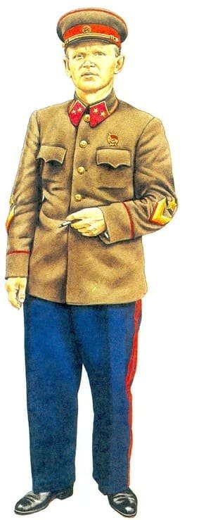 Major General of the Odessa Military District, Red Army uniform, June 1941
