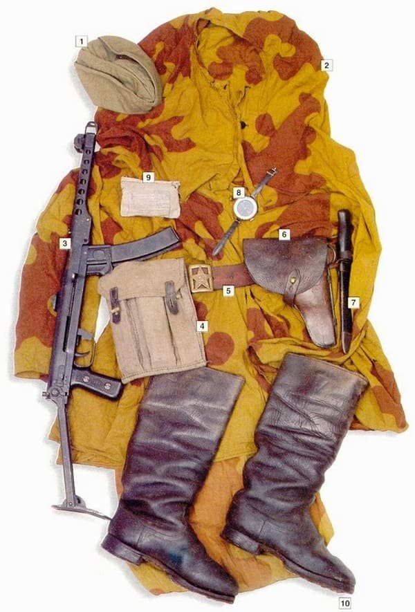 Red Army Reconnaissance Officer Uniform 1943 – Soviet WWII Camouflage Gear