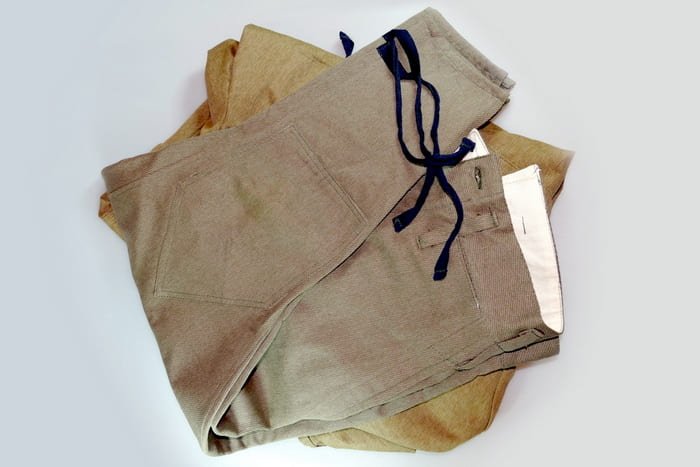 Original Soviet Red Army soldier breeches model 1935 worn during World War II