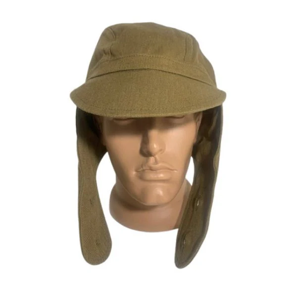 Soviet Afghanka field cap with ear flaps used during the Afghan War