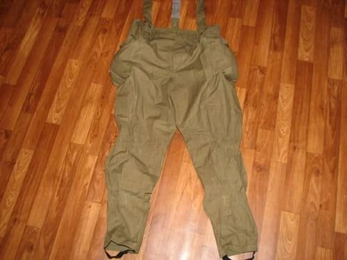 Soviet gorka pants with suspenders used by special forces