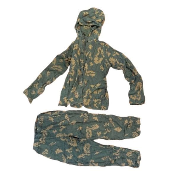 Soviet KZS mesh protective suit jacket and trousers, Cold War era camouflage equipment