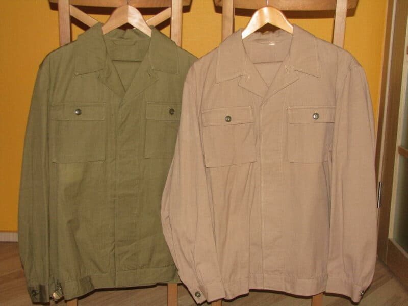 Different variants of Soviet Mabuta jackets used by Spetsnaz and airborne troops