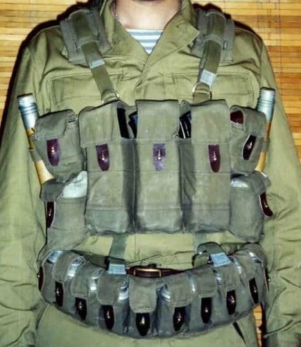 Combined Soviet Poyas-A and Poyas-B load-bearing equipment