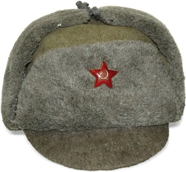 Ushanka hat for soldiers of Red Army Guards units