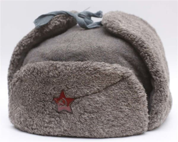 Red Army ushanka hat for enlisted soldiers, 1940 model