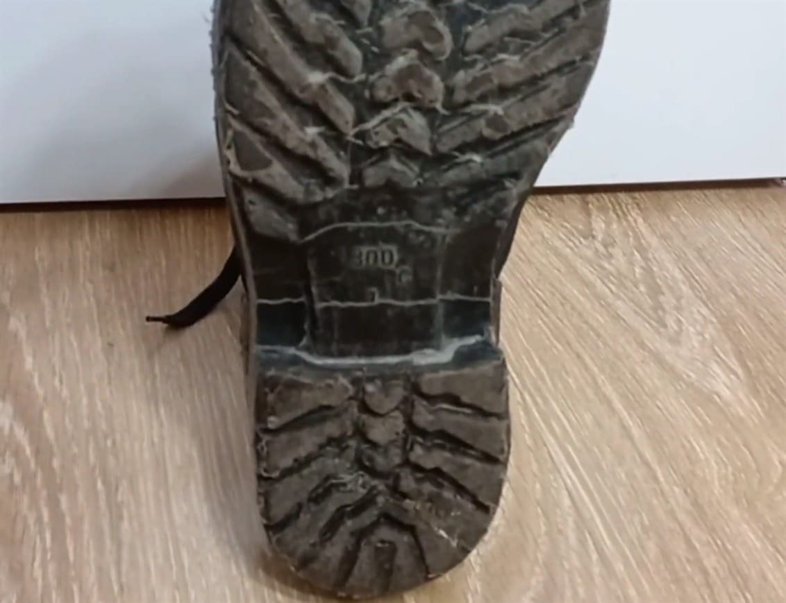 Soviet Afghan war lightweight combat boots with polyurethane sole