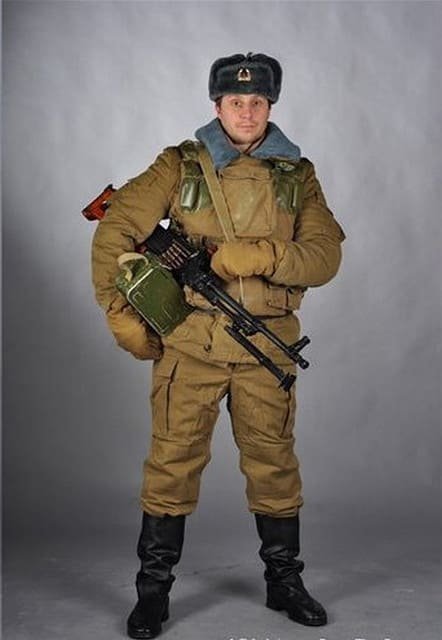 Soviet winter Afghanka uniform Cold War field gear