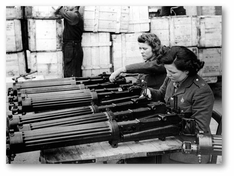 Red Army WW2 uniform photo: instructor and trainee at Soviet sniper courses, 1942