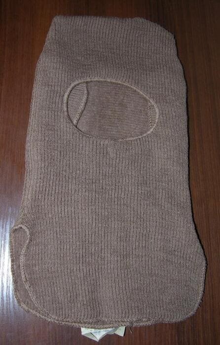 USSR camel wool balaclava podshlemnik winter military headgear