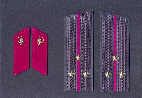 Soviet Army major parade overcoat steel shoulder boards medical administrative quartermaster veterinary services USSR 1969