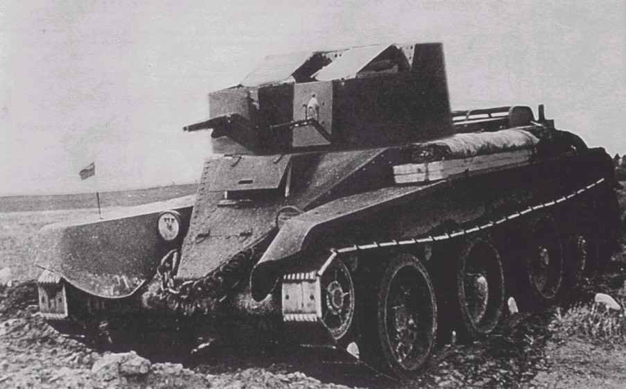 Historic image of the Soviet BT-5 light tank