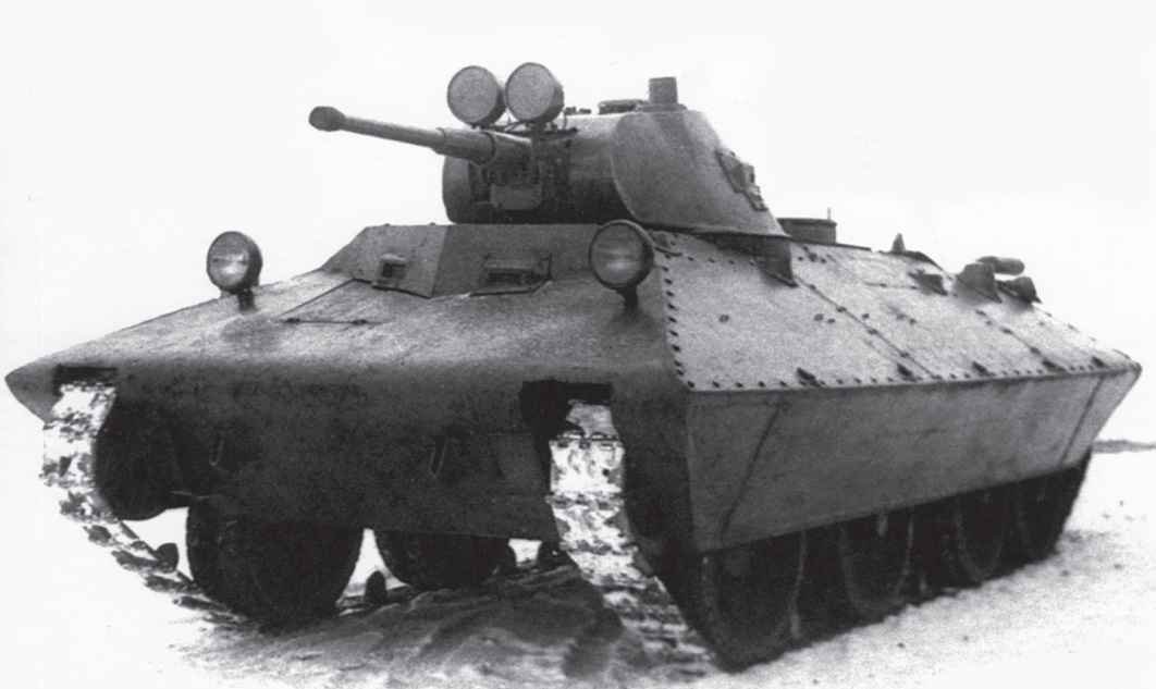Scale model of the Soviet BT-SV-2 experimental tank