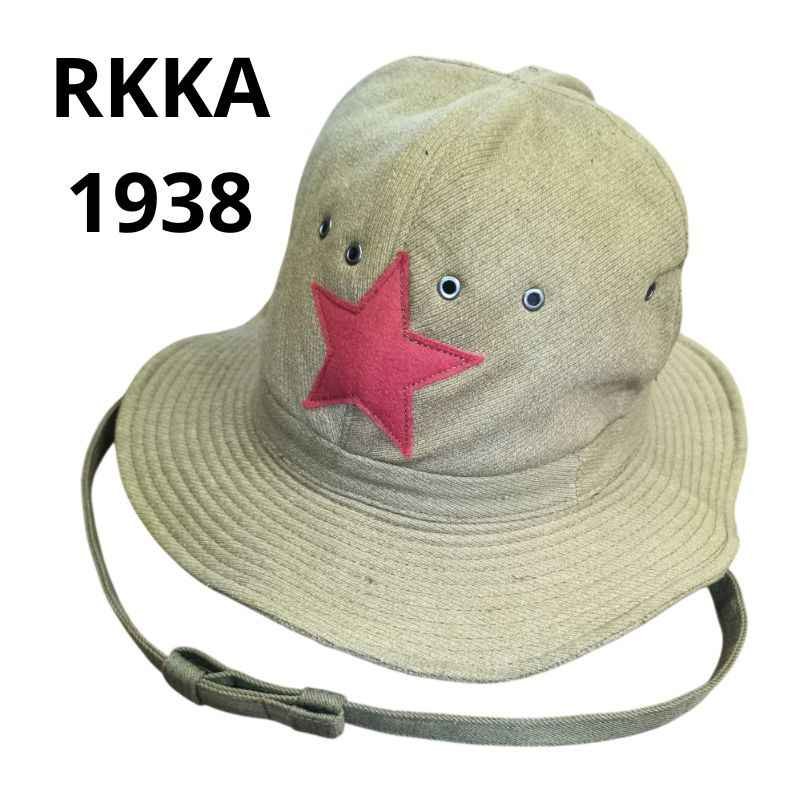 Soviet RKKA M1938 Panama Hat with Red Star Replica