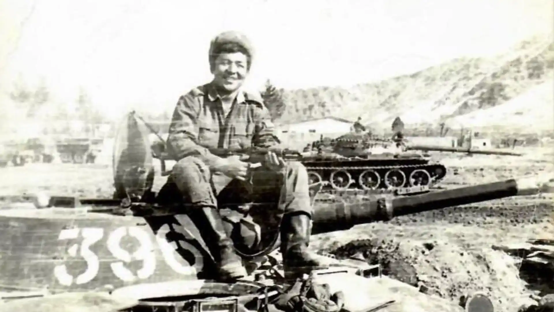 Soviet VDV soldier during the Afghan War