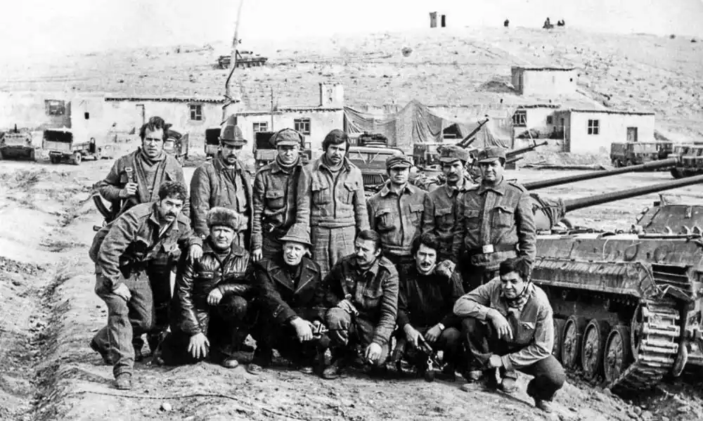 Soviet Muslim Battalion soldiers in Afghanistan during Operation Storm-333, 1979