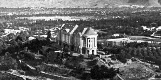 Tajbeg Palace near Kabul, residence of Afghan President Hafizullah Amin before Operation Storm-333
