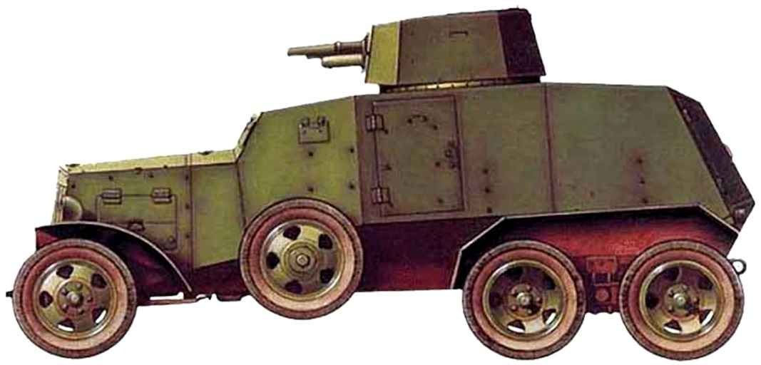 Soviet D-13 armored car developed in 1931
