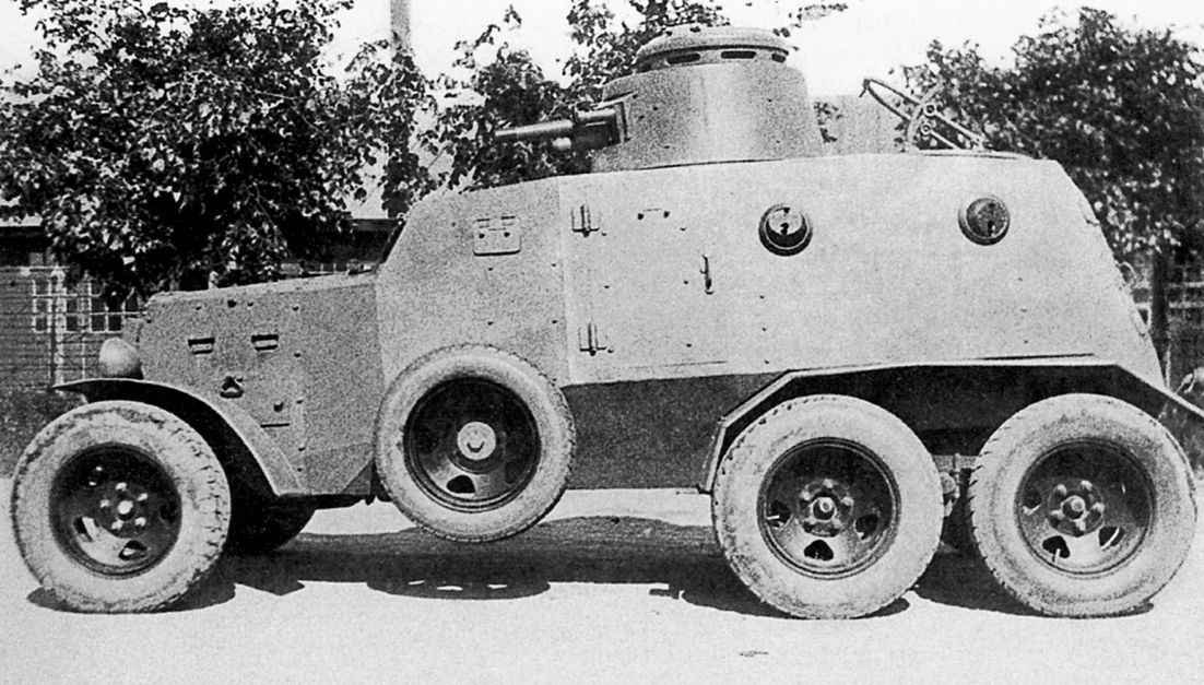 Soviet D-13 armored car historical photo from 1931