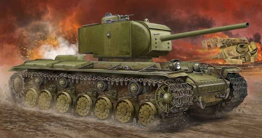 Soviet KV-220 experimental heavy tank prototype
