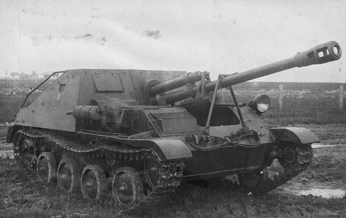 Soviet OSA-76 OSU-76 experimental self-propelled artillery gun