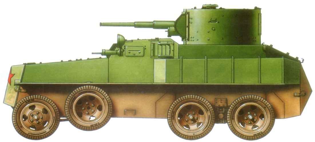 Soviet PB-4 amphibious armored car