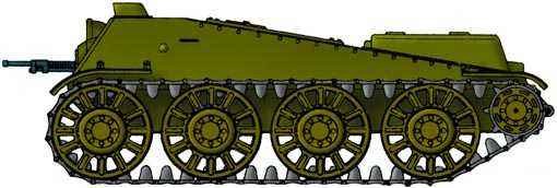 Soviet PPG Mobile Machine-Gun Nest experimental tankette