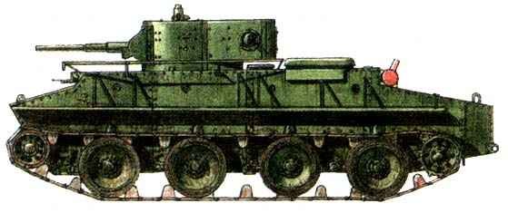 Soviet PT-1 experimental amphibious medium tank