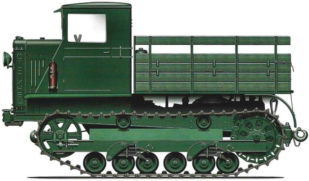 Stalinets-2 Soviet heavy tracked artillery tractor