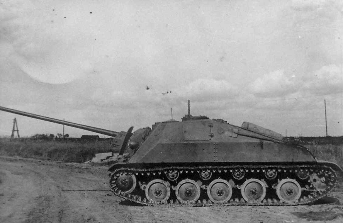 Soviet SU-76D SU-57B experimental self-propelled artillery gun