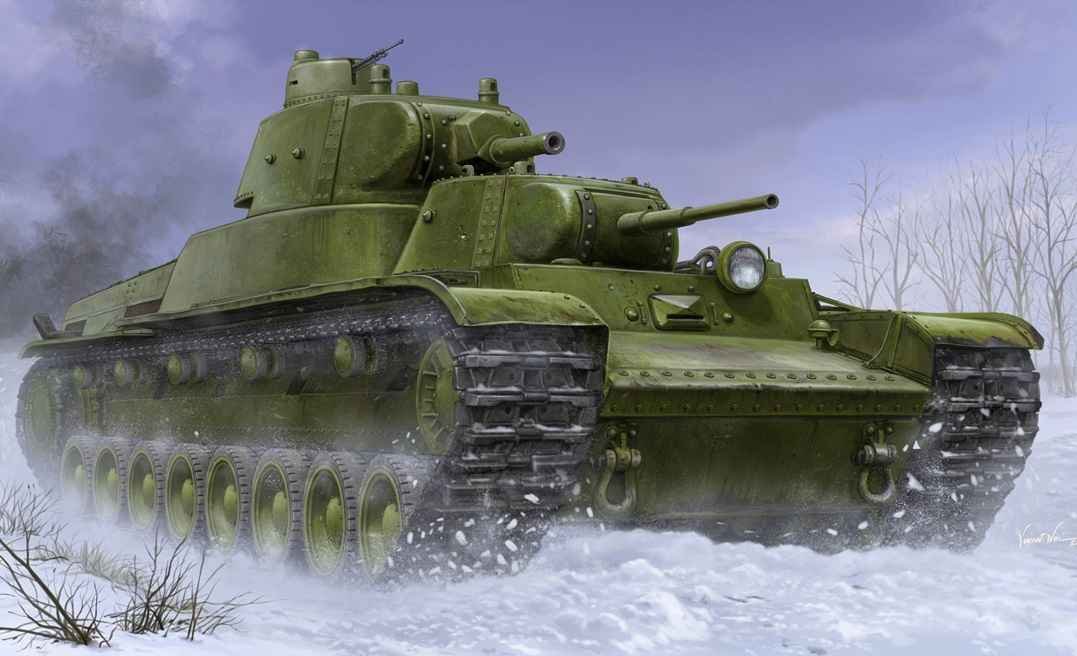 Soviet T-100 heavy twin-turret tank developed before World War II