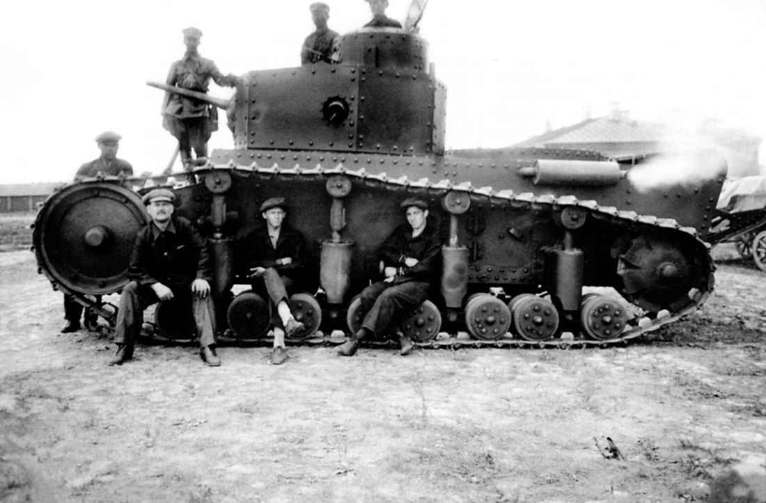 Soviet T-12 experimental medium tank with 45 mm gun