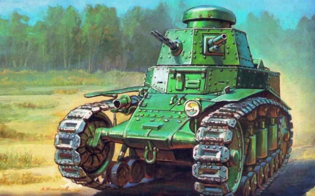 Soviet T-18 MS-1 light infantry support tank