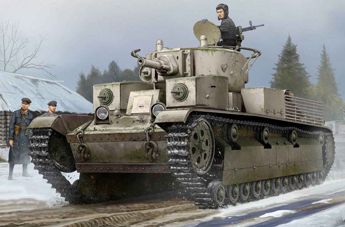 Soviet T-28 medium tank of the Red Army