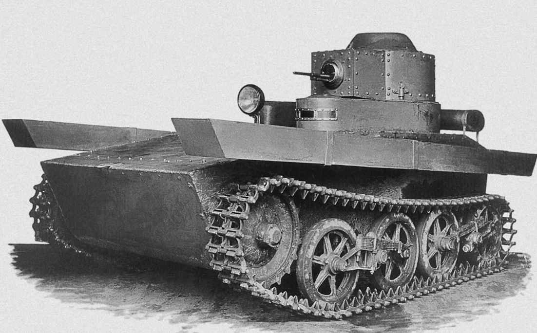 Soviet T-33 experimental amphibious light tank from 1932