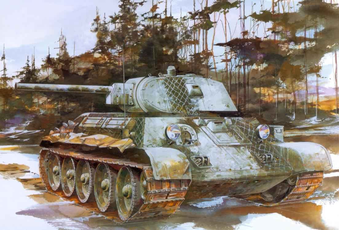 Soviet T-34-76 Model 1940/41 medium tank