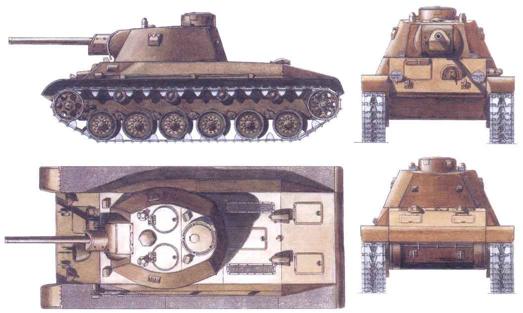 T-34M A-43 Soviet experimental medium tank developed in 1941