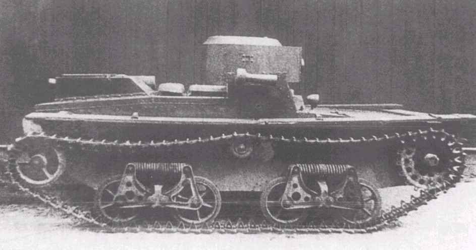 Soviet T-38 amphibious light tank