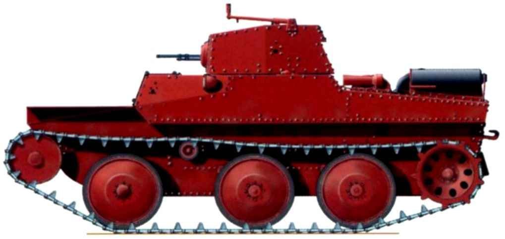 Soviet T-43 experimental light amphibious tank
