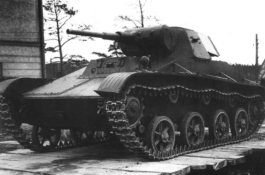 Soviet T-45 experimental light tank