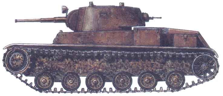 Soviet T-46-5 T-111 experimental medium tank